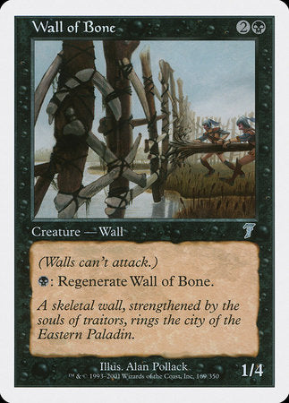 Wall of Bone [Seventh Edition] | Tabernacle Games
