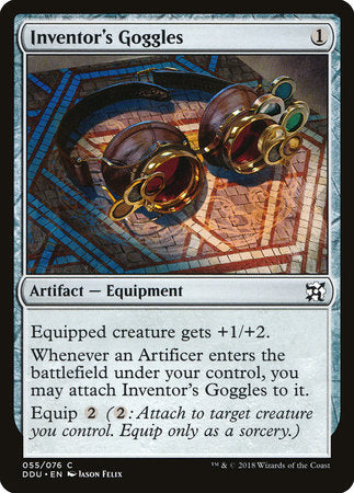 Inventor's Goggles [Duel Decks: Elves vs. Inventors] | Tabernacle Games