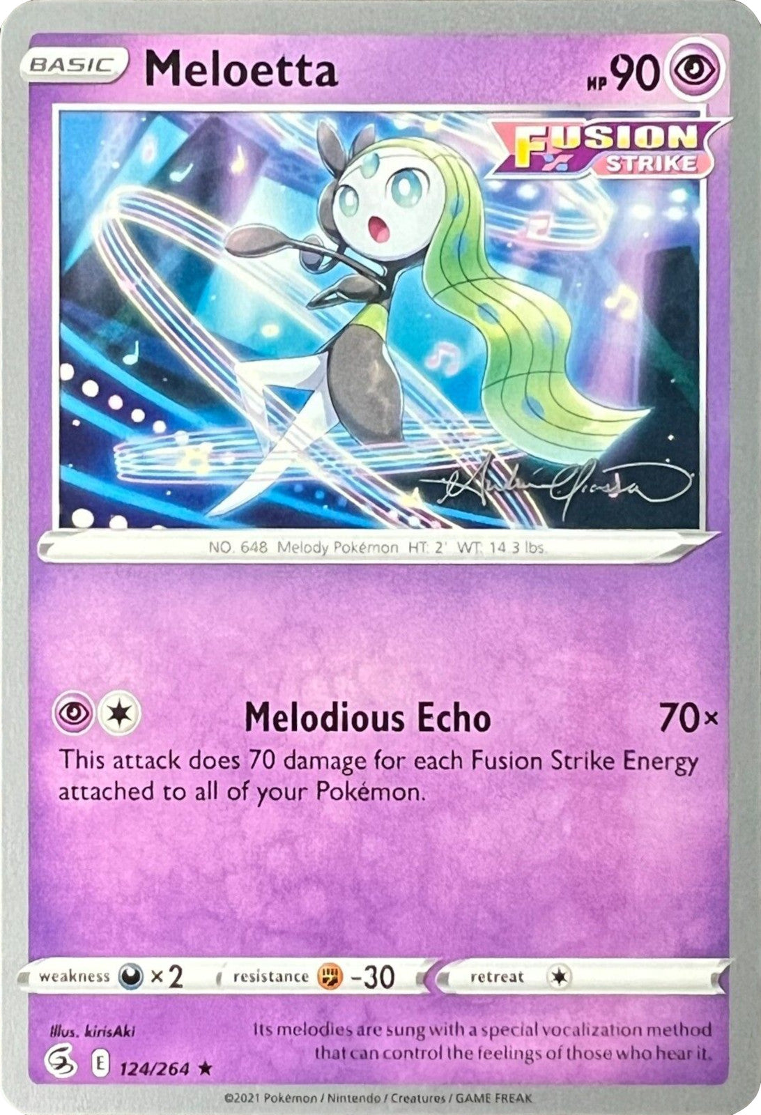 Meloetta (124/264) (The Shape of Mew - Andre Chiasson) [World Championships 2022] | Tabernacle Games