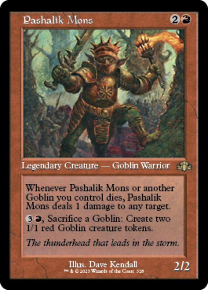 Pashalik Mons (Retro) [Dominaria Remastered] | Tabernacle Games