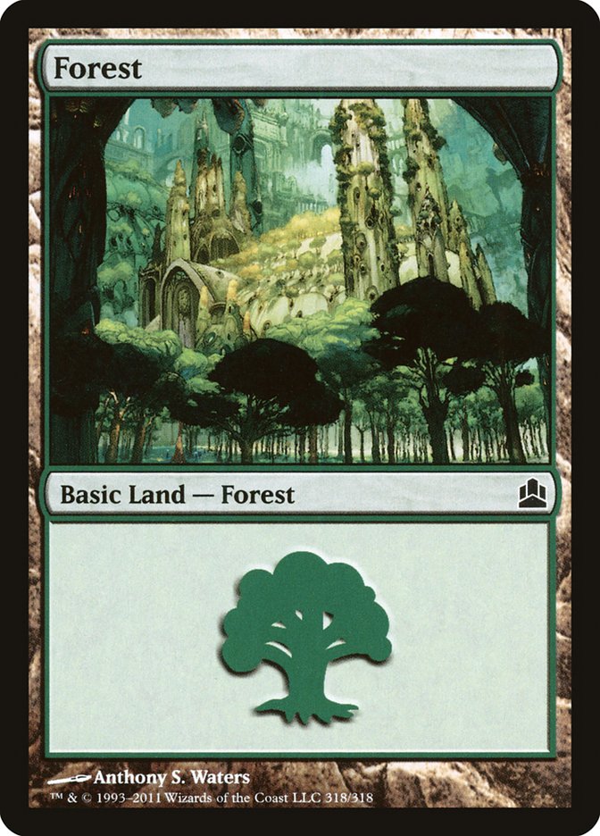 Forest (318) [Commander 2011] | Tabernacle Games