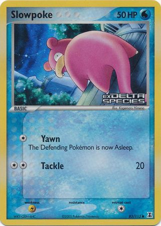 Slowpoke (83/113) (Stamped) [EX: Delta Species] | Tabernacle Games