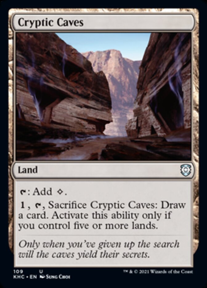 Cryptic Caves [Kaldheim Commander] | Tabernacle Games