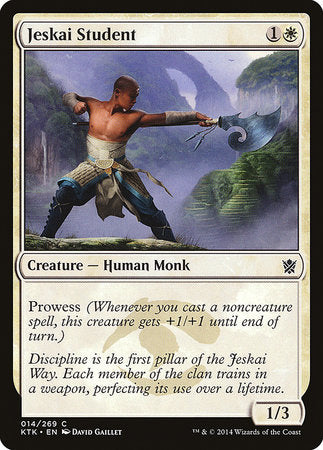 Jeskai Student [Khans of Tarkir] | Tabernacle Games