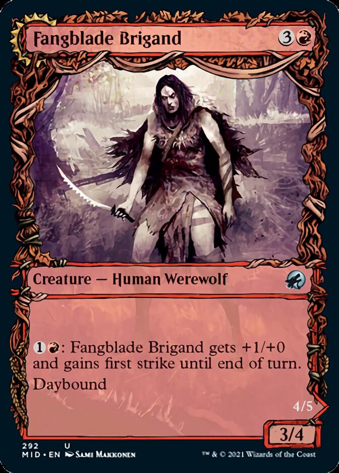 Fangblade Brigand // Fangblade Eviscerator (Showcase Equinox) [Innistrad: Midnight Hunt] | Tabernacle Games