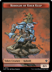 Gold // Kobolds of Kher Keep Double-Sided Token [Murders at Karlov Manor Commander Tokens] | Tabernacle Games