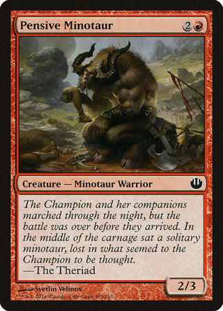 Pensive Minotaur [Journey into Nyx] | Tabernacle Games