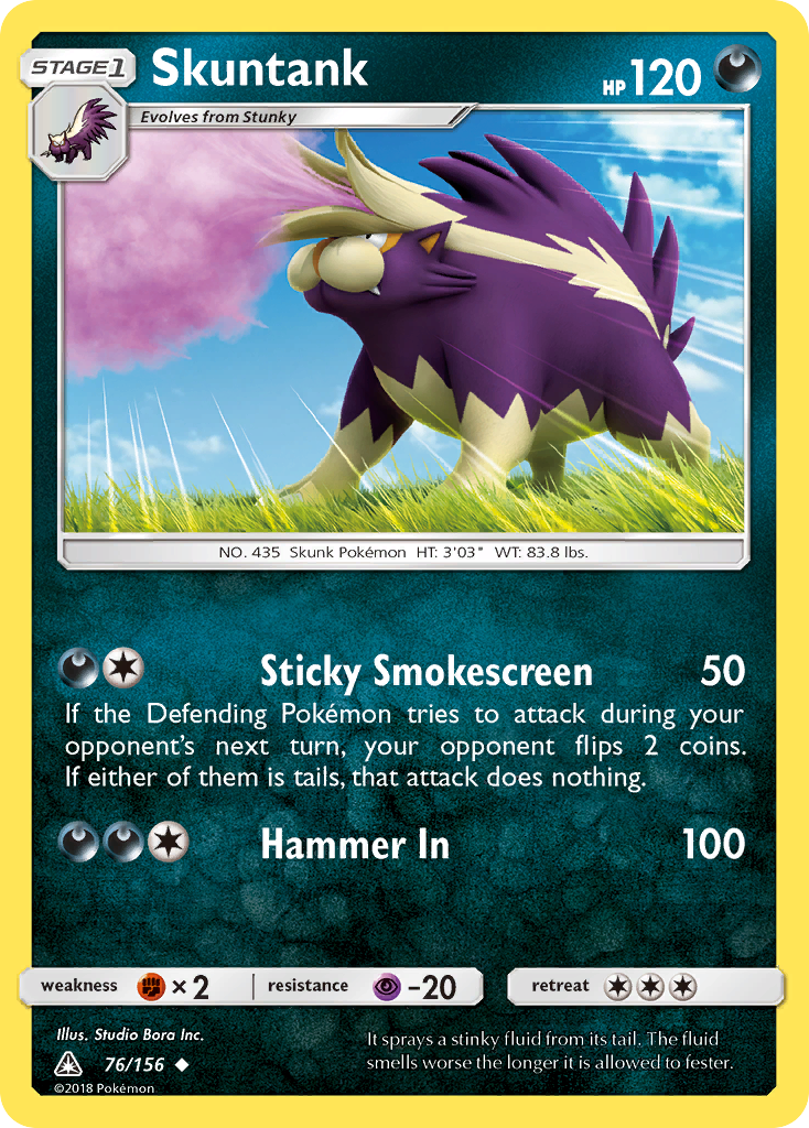 Skuntank (76/156) [Sun & Moon: Ultra Prism] | Tabernacle Games