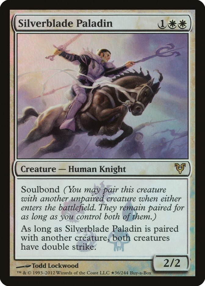 Silverblade Paladin (Buy-A-Box) [Avacyn Restored Promos] | Tabernacle Games