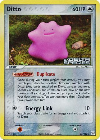 Ditto (35/113) (Stamped) [EX: Delta Species] | Tabernacle Games