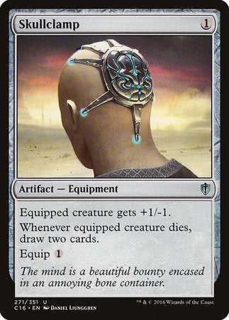 Skullclamp [Commander 2016] | Tabernacle Games