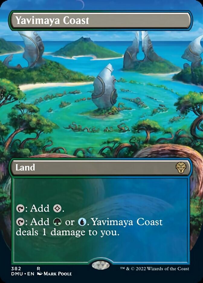 Yavimaya Coast (Borderless Alternate Art) [Dominaria United] | Tabernacle Games