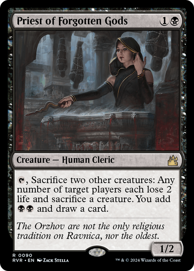 Priest of Forgotten Gods [Ravnica Remastered] | Tabernacle Games