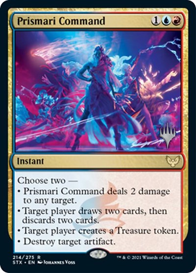 Prismari Command (Promo Pack) [Strixhaven: School of Mages Promos] | Tabernacle Games