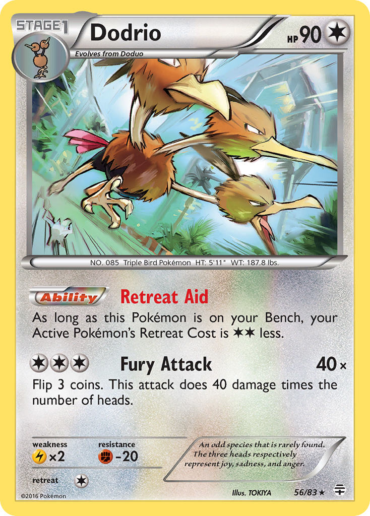Dodrio (56/83) [XY: Generations] | Tabernacle Games