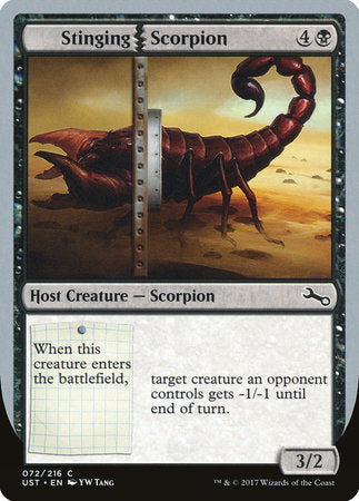 Stinging Scorpion [Unstable] | Tabernacle Games