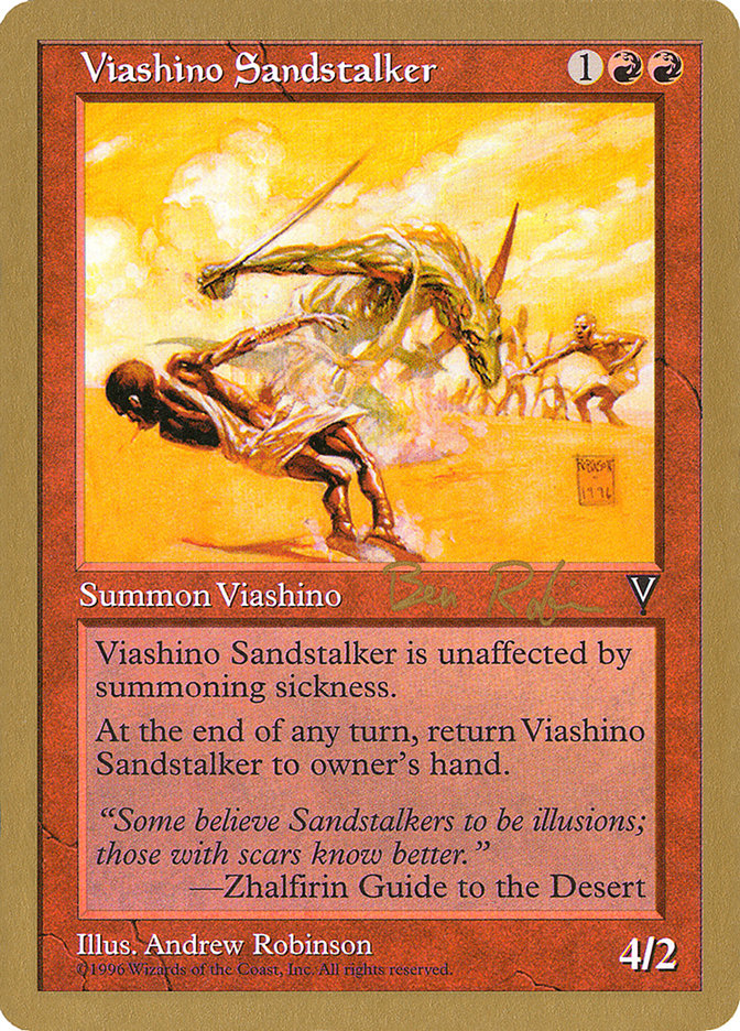 Viashino Sandstalker (Ben Rubin) [World Championship Decks 1998] | Tabernacle Games