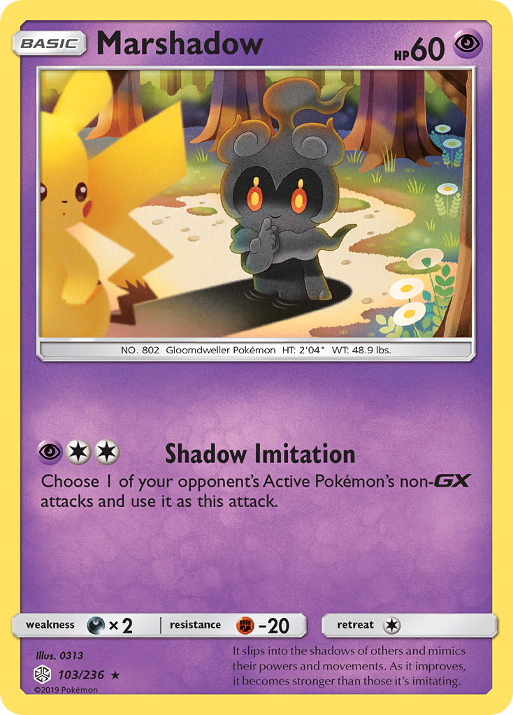 Marshadow (103/236) [Sun & Moon: Cosmic Eclipse] | Tabernacle Games