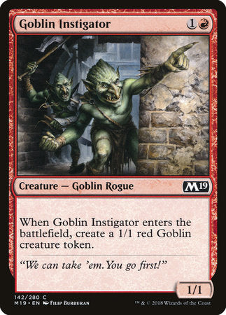 Goblin Instigator [Core Set 2019] | Tabernacle Games