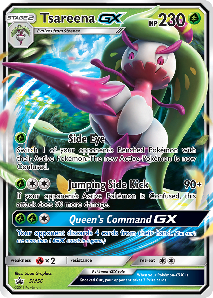 Tsareena GX (SM56) [Sun & Moon: Black Star Promos] | Tabernacle Games