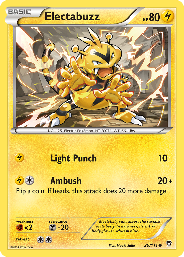 Electabuzz (29/111) [XY: Furious Fists] | Tabernacle Games