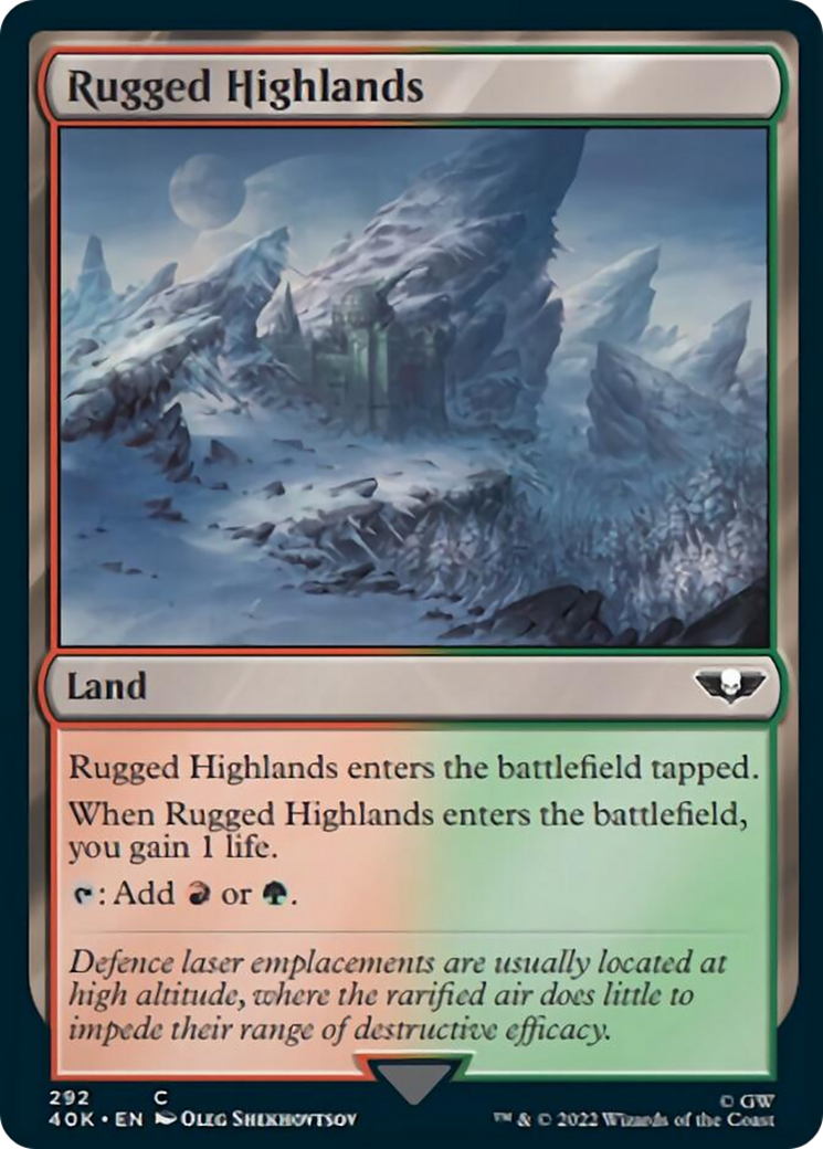 Rugged Highlands [Universes Beyond: Warhammer 40,000] | Tabernacle Games
