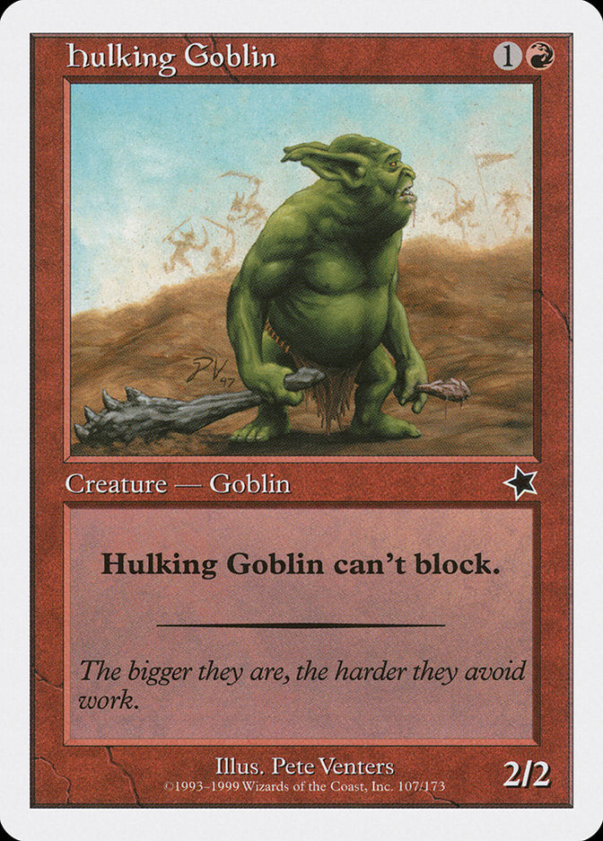 Hulking Goblin [Starter 1999] | Tabernacle Games