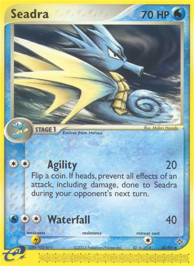 Seadra (40/97) [EX: Dragon] | Tabernacle Games