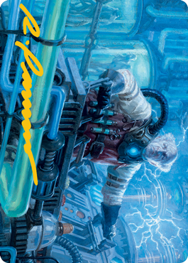 Ludevic, Necrogenius Art Card (Gold-Stamped Signature) [Innistrad: Midnight Hunt Art Series] | Tabernacle Games