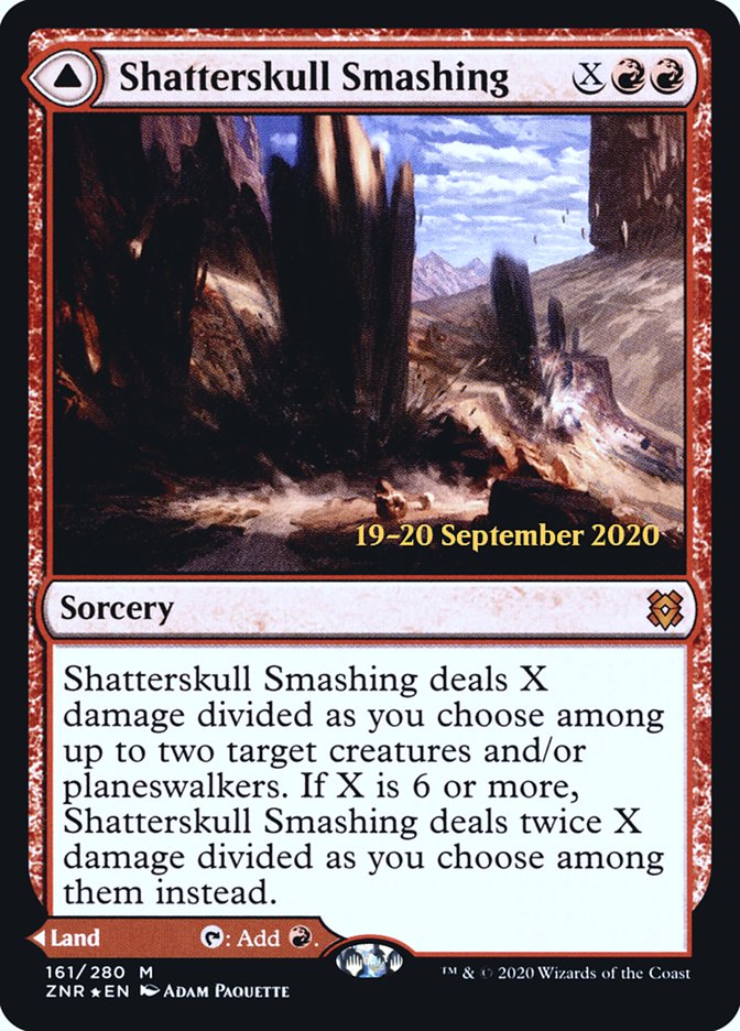Shatterskull Smashing // Shatterskull, the Hammer Pass  [Zendikar Rising Prerelease Promos] | Tabernacle Games