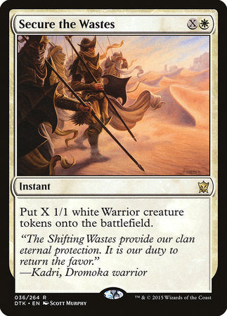 Secure the Wastes [Dragons of Tarkir] | Tabernacle Games