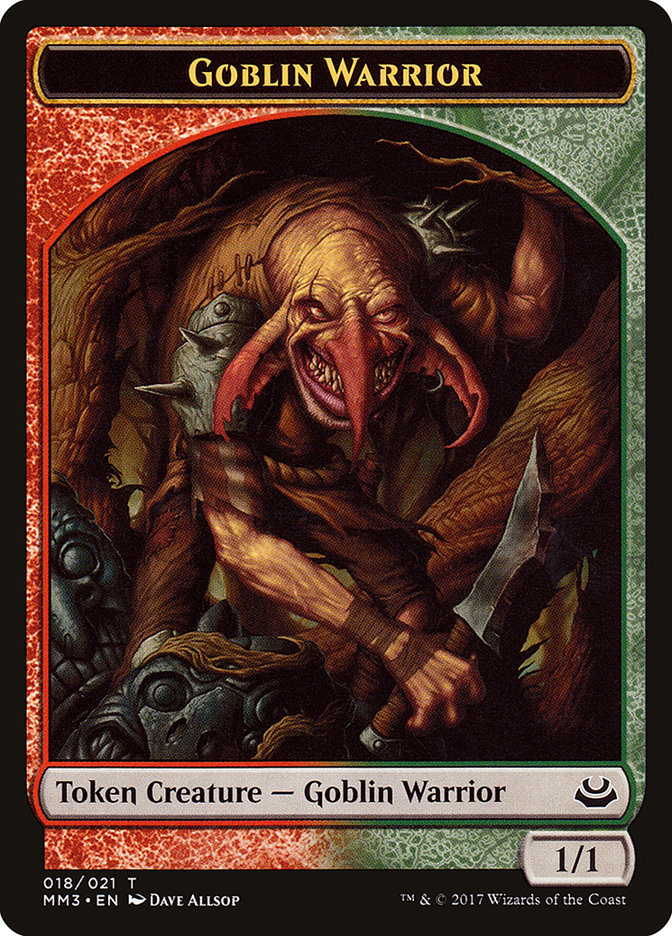 Goblin Warrior [Modern Masters 2017 Tokens] | Tabernacle Games
