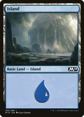 Island (265) [Core Set 2019] | Tabernacle Games
