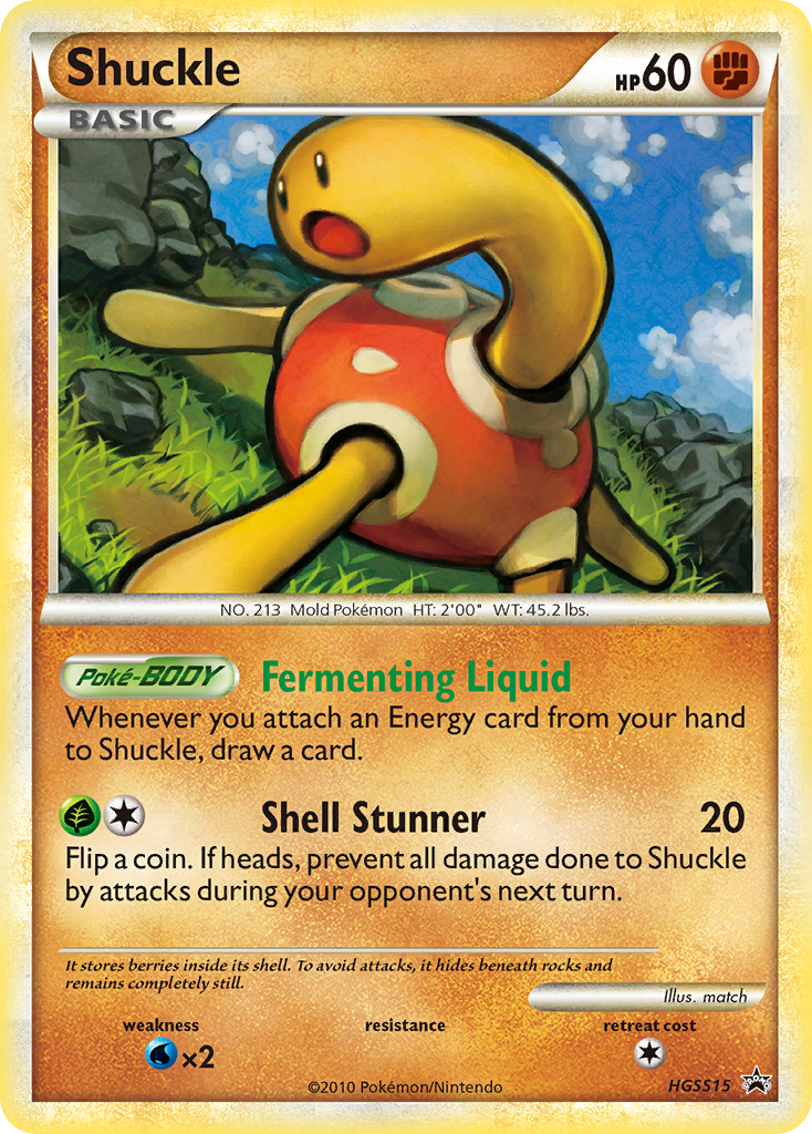 Shuckle (HGSS15) [HeartGold & SoulSilver: Black Star Promos] | Tabernacle Games