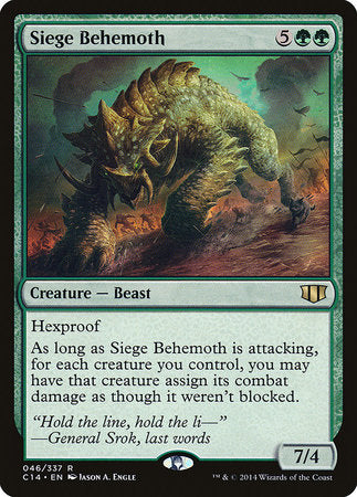 Siege Behemoth [Commander 2014] | Tabernacle Games