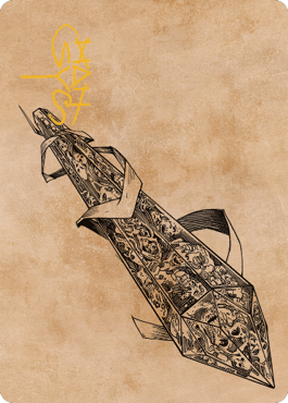 Stonespeaker Crystal Art Card (Gold-Stamped Signature) [Commander Legends: Battle for Baldur's Gate Art Series] | Tabernacle Games