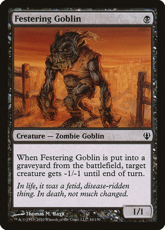 Festering Goblin [Archenemy] | Tabernacle Games