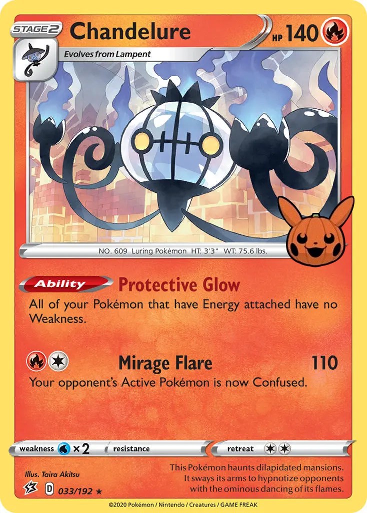 Chandelure (033/192) [Trick or Trade] | Tabernacle Games