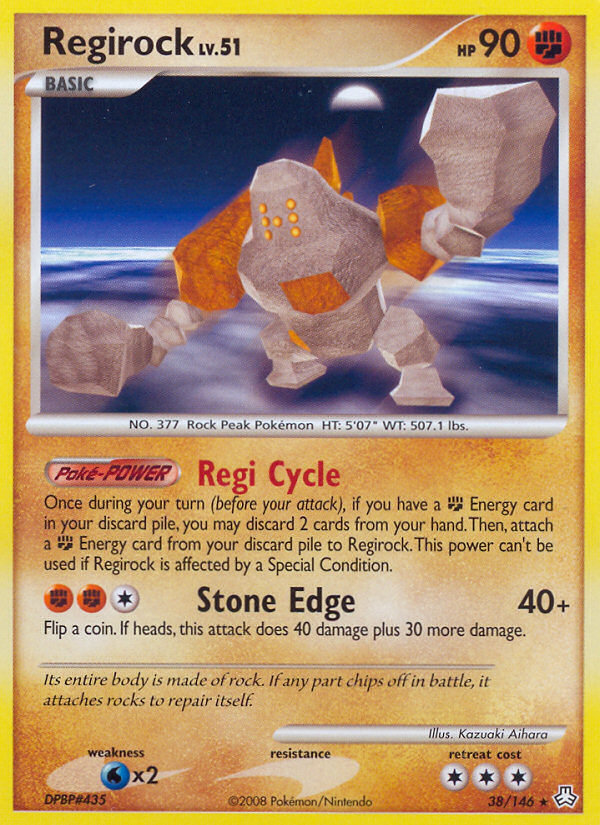 Regirock (38/146) [Diamond & Pearl: Legends Awakened] | Tabernacle Games