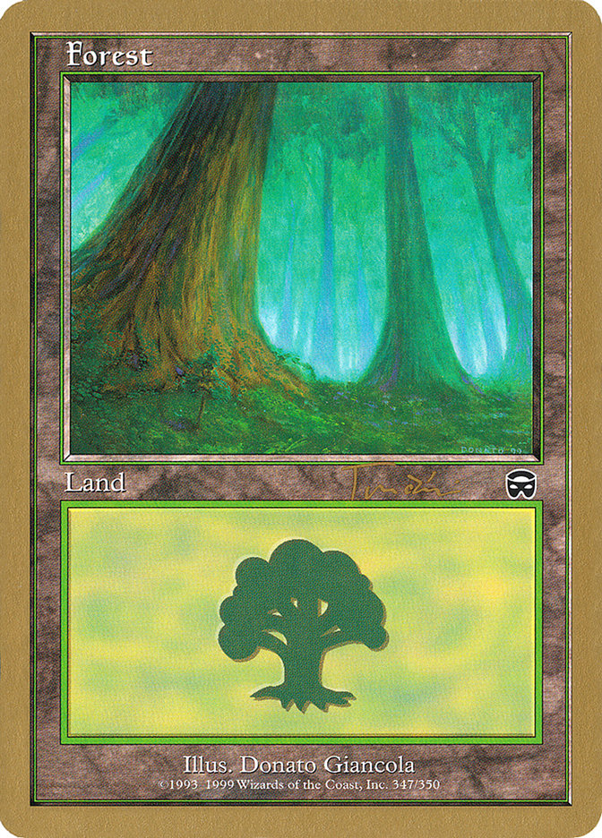 Forest (jt347a) (Jan Tomcani) [World Championship Decks 2001] | Tabernacle Games