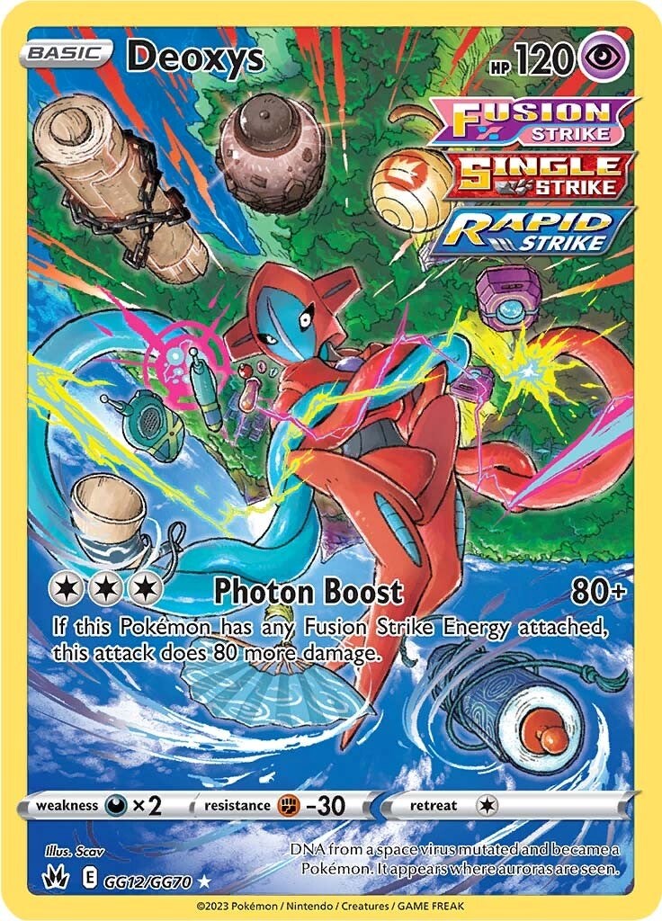 Deoxys (GG12/GG70) [Sword & Shield: Crown Zenith] | Tabernacle Games