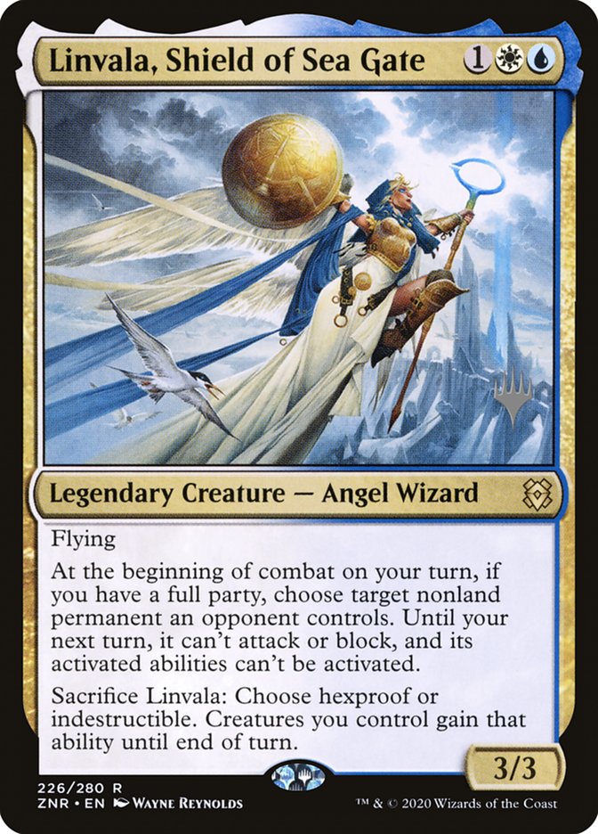 Linvala, Shield of Sea Gate (Promo Pack) [Zendikar Rising Promos] | Tabernacle Games