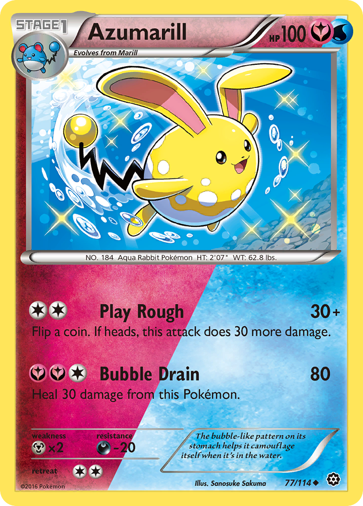 Azumarill (77/114) [XY: Steam Siege] | Tabernacle Games