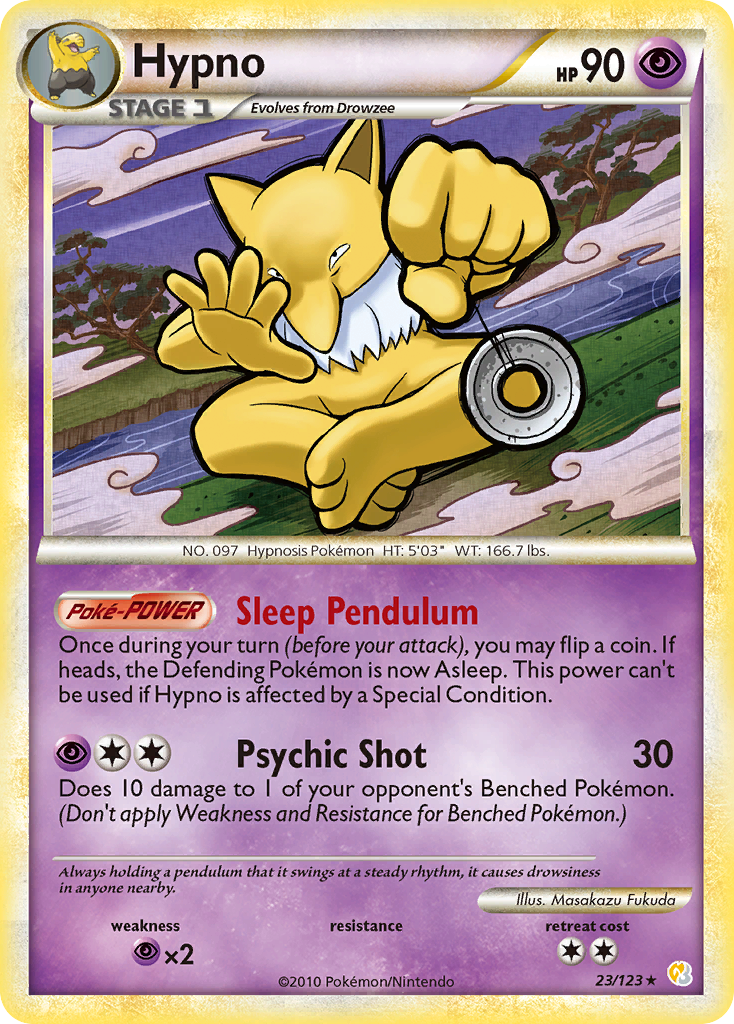 Hypno (23/123) [HeartGold & SoulSilver: Base Set] | Tabernacle Games