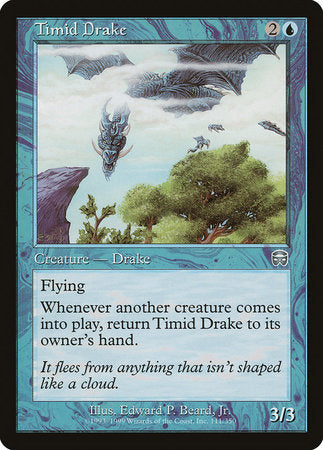 Timid Drake [Mercadian Masques] | Tabernacle Games