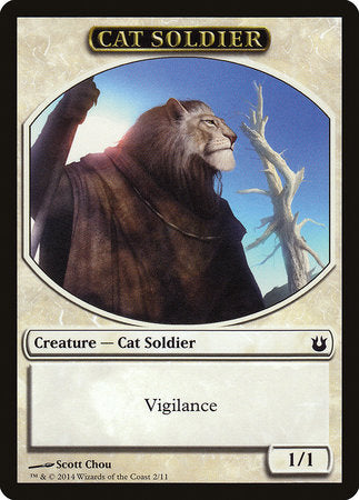 Cat Soldier Token [Born of the Gods Tokens] | Tabernacle Games