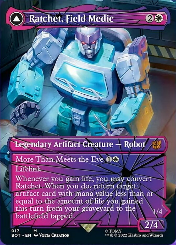 Ratchet, Field Medic // Ratchet, Rescue Racer (Shattered Glass) [Universes Beyond: Transformers] | Tabernacle Games