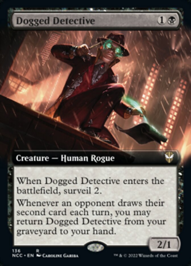 Dogged Detective (Extended Art) [Streets of New Capenna Commander] | Tabernacle Games