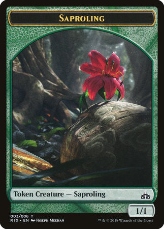 Saproling Token (003) [Rivals of Ixalan Tokens] | Tabernacle Games