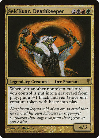 Sek'Kuar, Deathkeeper [Coldsnap] | Tabernacle Games